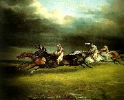 course de chevaux dite le derby d'epsom